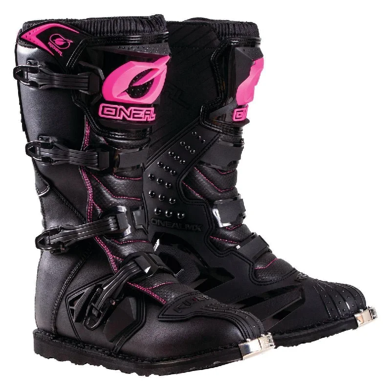 Casual Elegance O'Neal Rider 2018 Youth Black/Pink Motocross Boots