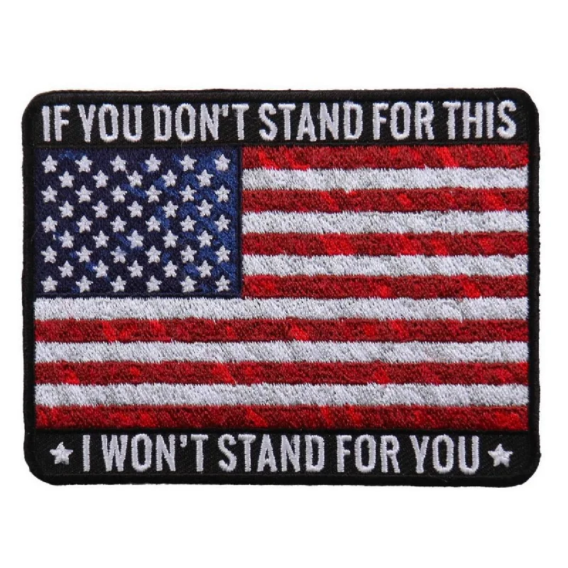 Casual Chic Hot Leathers PPA9603 Stand For This 4"x3" Patch
