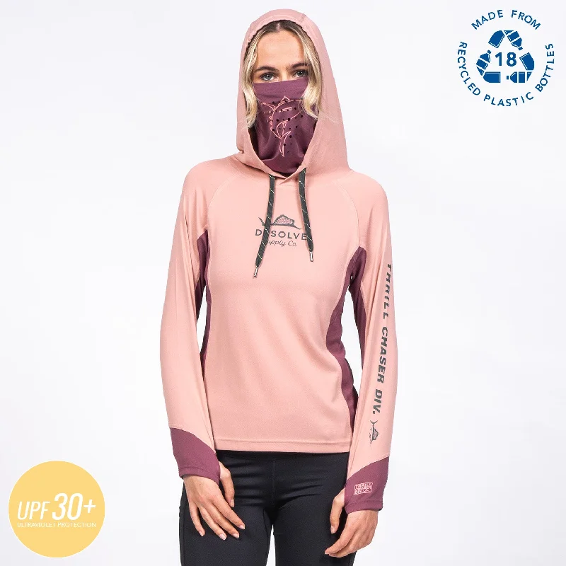 Editorial Design Fish Face Hoodie Womens