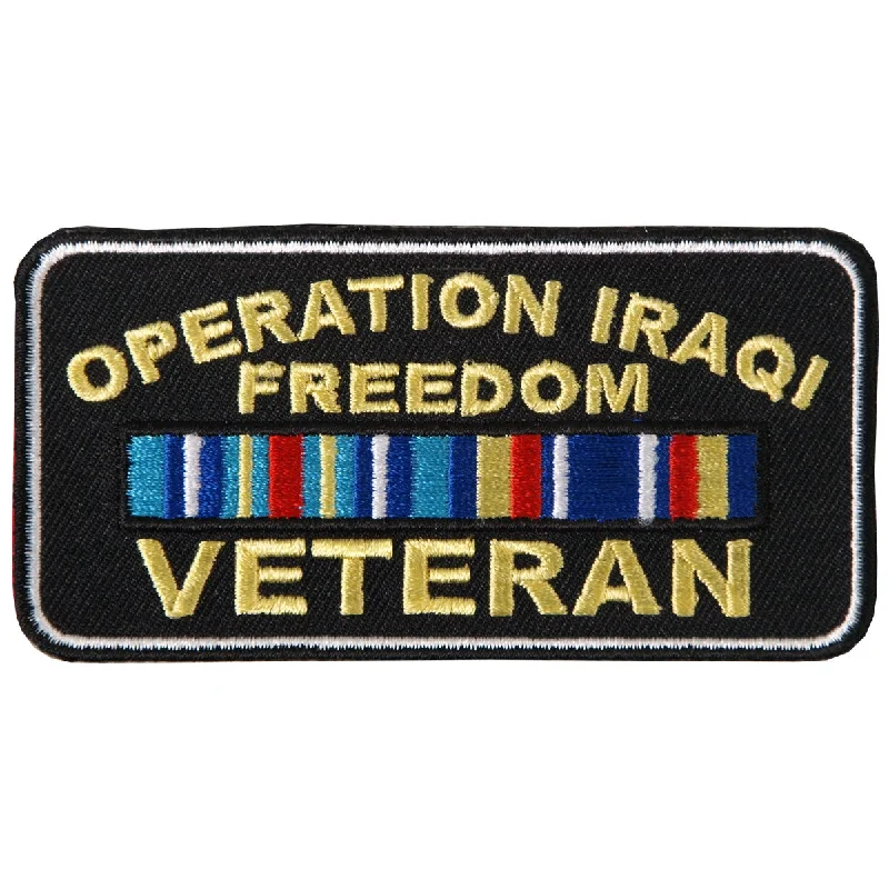 Easy Wear Chic Hot Leathers PPL9181 Iraqi Freedom 4" x 2" Patch
