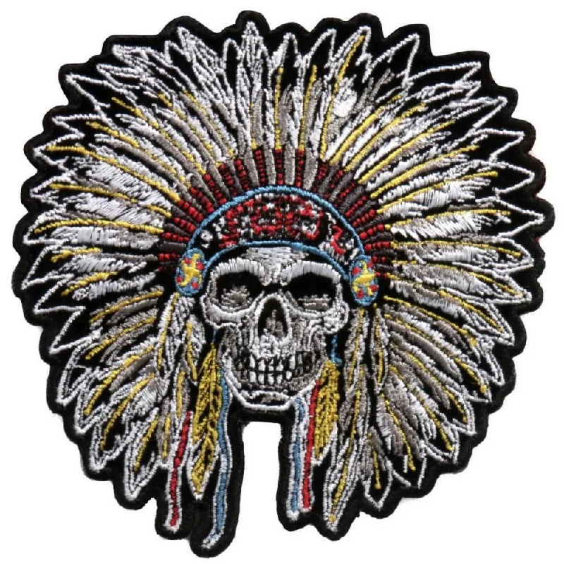 Breezy Comfort Hot Leathers PPA7503 Full Headdress 4" x 4" Patch