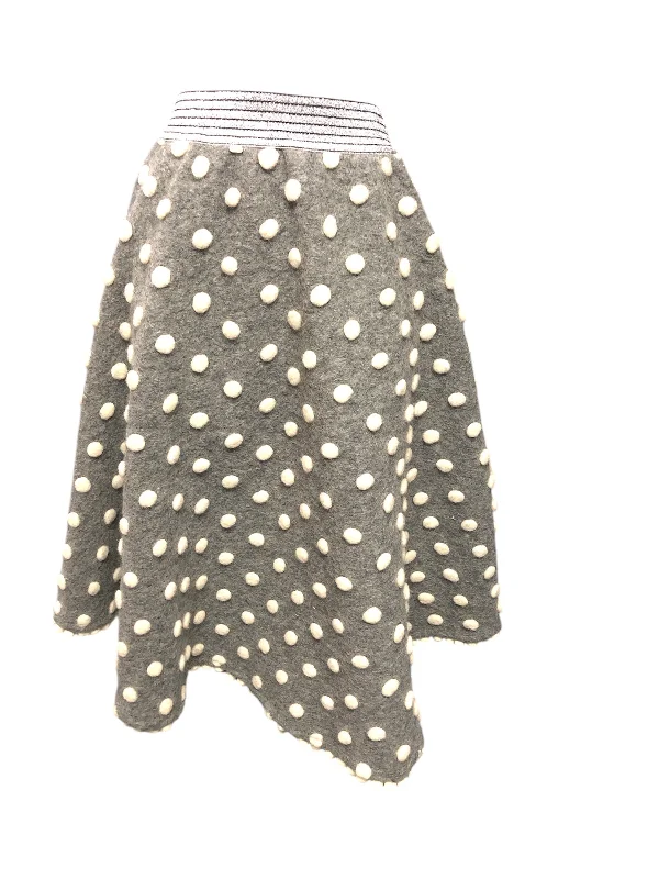 Sporty Wear Irregular Choice Women's Skirt Gray Dot M/L