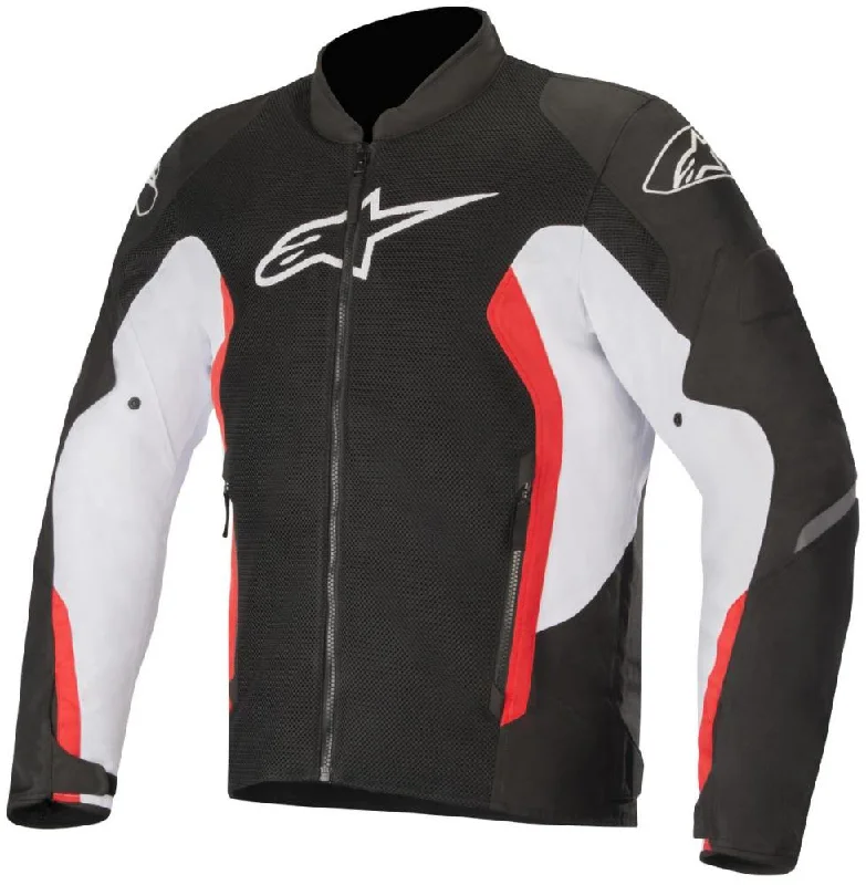 Romantic And Fresh Alpinestars Men’s Viper v2 Air Black, White and Red Textile Jacket