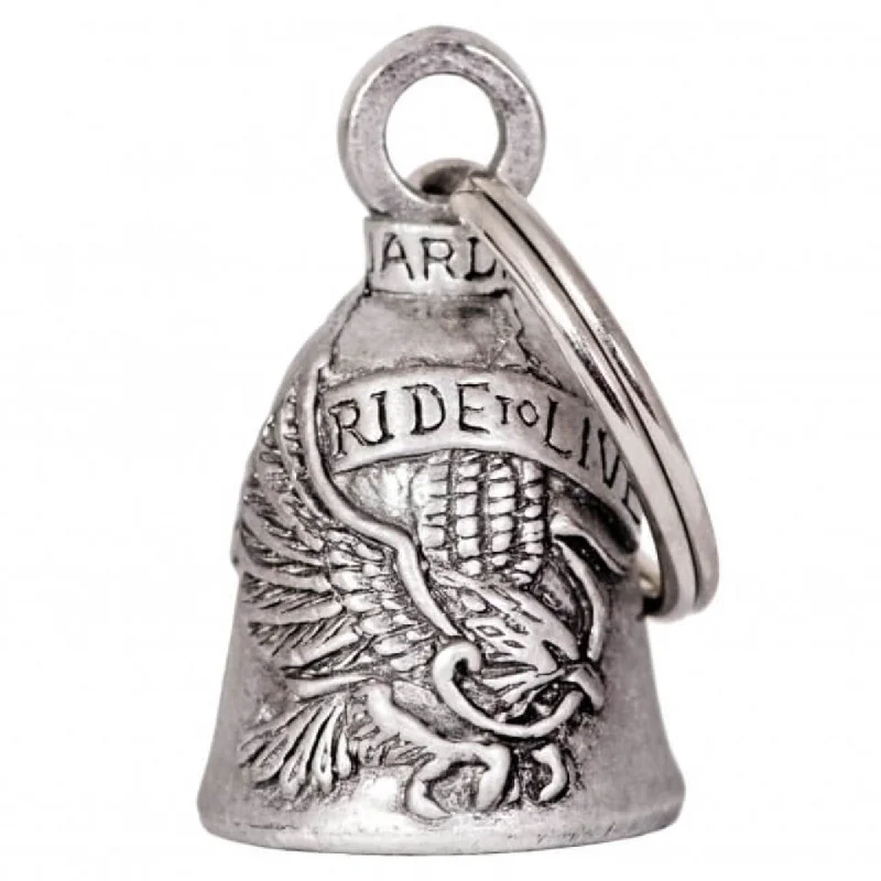 Sporty Elegance Hot Leathers BEA1081 Ride to Live Eagle Guardian Bell