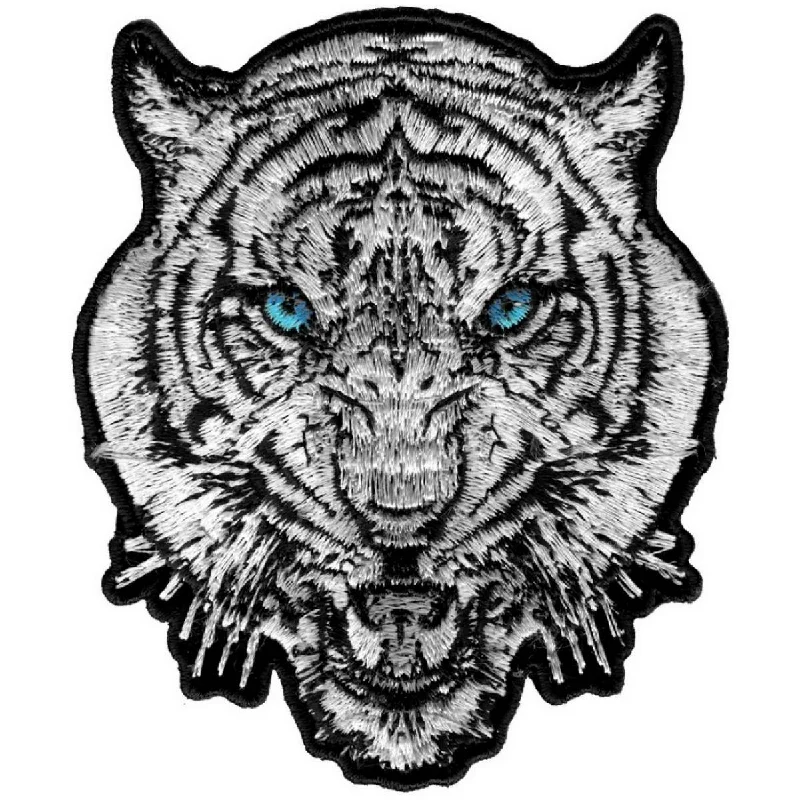 Relaxed Chic Hot Leathers PPA6913 White Tiger 3" x 4" Patch