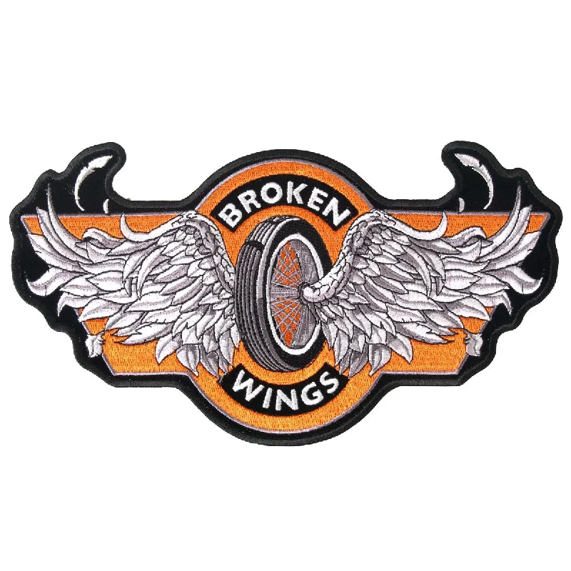 Timeless Outfits Hot Leathers PPA6180 Broken Wings 4" x 2" Patch