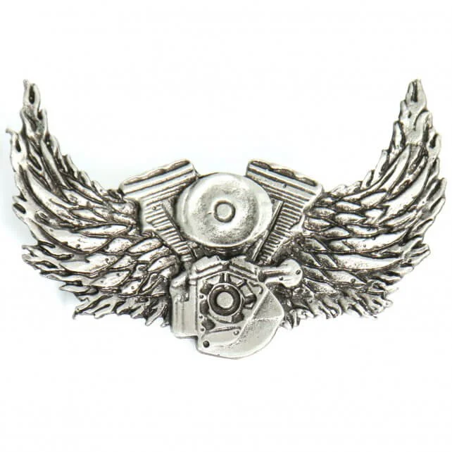 Light Dressing Hot Leathers PNA1032 Motor and Wings Pin