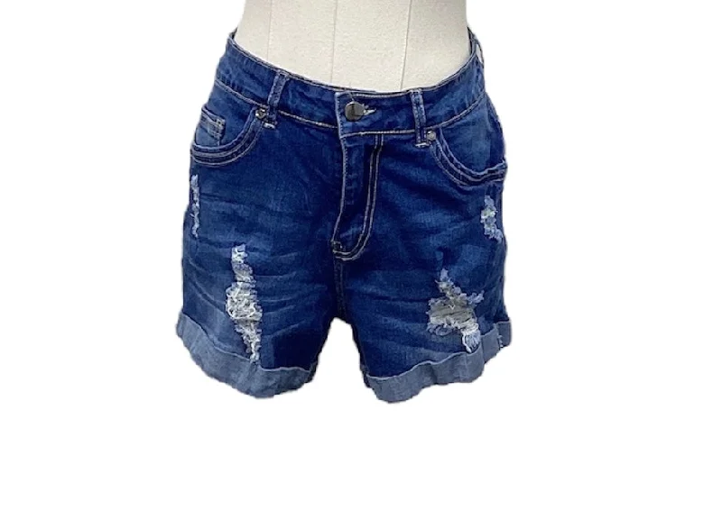 Trendy Traveler Jr. Short Blue Rip 3/4x3