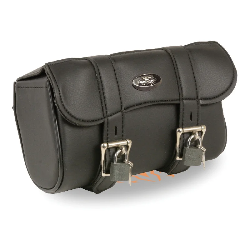Cozy Pants Milwaukee Performance SH616BAG Black PVC Small Studded Tool Bag with Key Locks