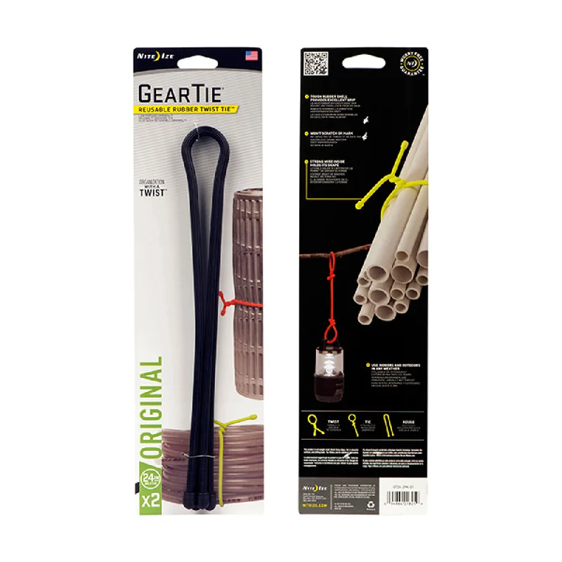 Cozy Fitting Nite Ize Gear Tie 24inch 2 Pack