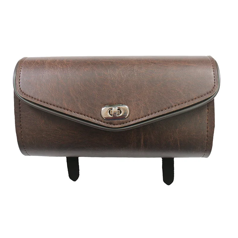 Warm Winter Series Hot Leathers WDA1016 Windshield Bag Plain Brown