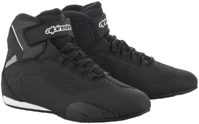 Slim Fit Alpinestars Men’s Sektor Vented Black Riding Shoes