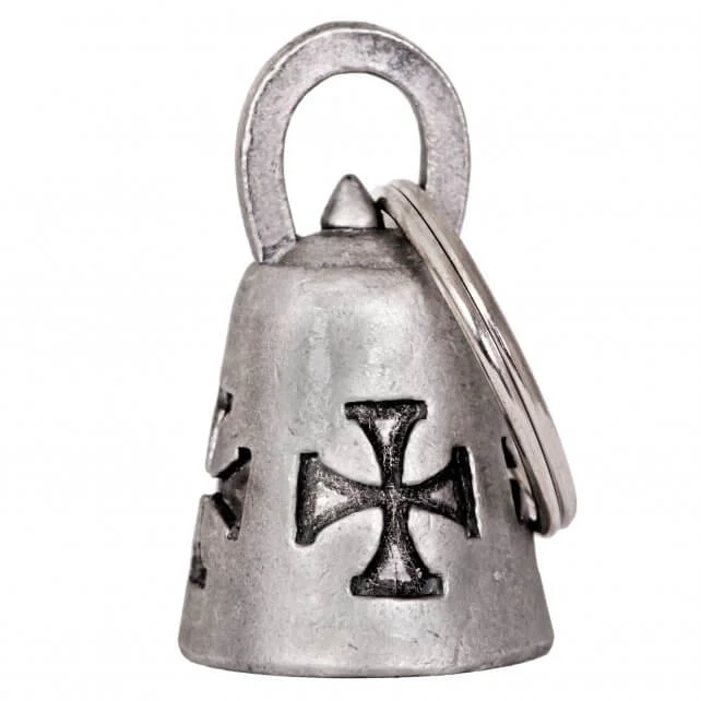 Warm Comfort Hot Leathers BEA1005 Iron Cross Guardian Bell