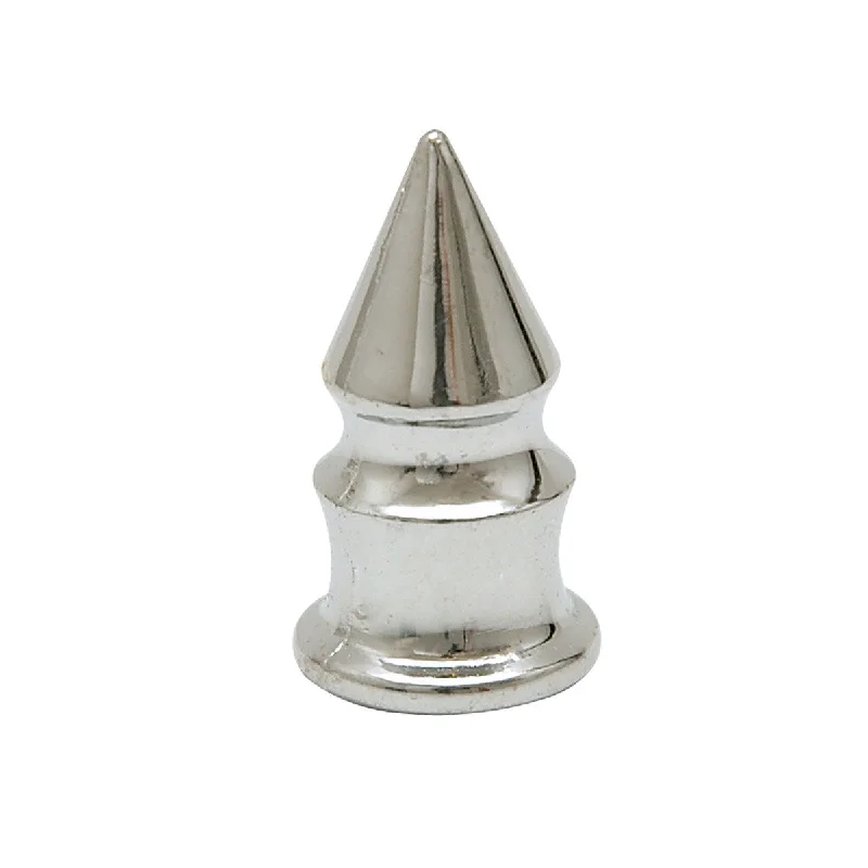 All-Day Wear Hot Leathers MPA1212 Chrome Spike Valve Caps