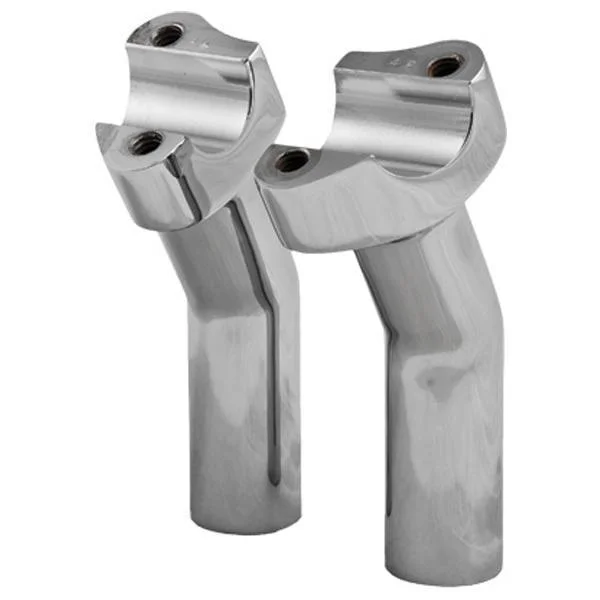 Easy Chic Wear HardDrive Forged Chrome Pullback Style Handlebar Risers with 5.5in. Rise for Harley Davidson