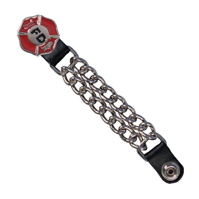 Soft Trends Hot Leathers VXC1014 Fire Department Motorcycle Biker Vest Extender - 4 Inch