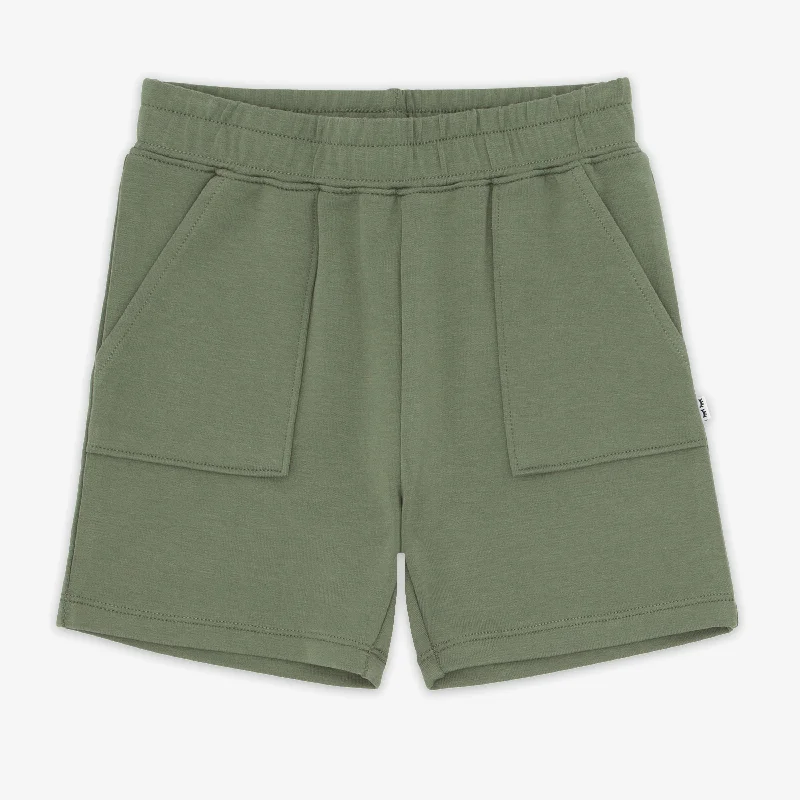 Cozy Fashion Moss Shorts