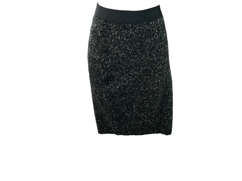 Elegant Casuals NWT BAILEY 44 SKIRT M BLK GREY
