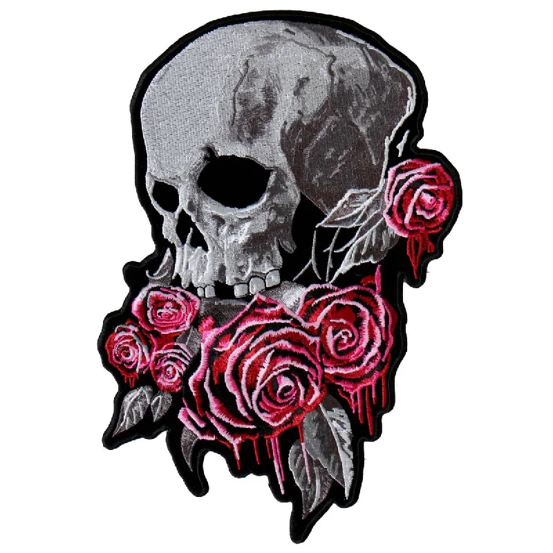 Luxury Classic Hot Leathers PPA8310 Bleeding Roses Ladies 3" x 4" Patch
