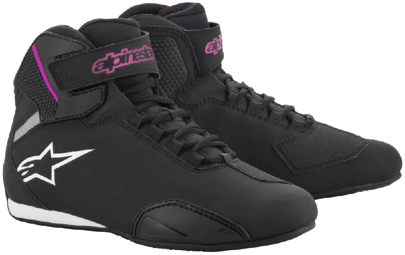 Sports Design Alpinestars Women’s Stella Sektor Black and Fuchsia Riding Shoes