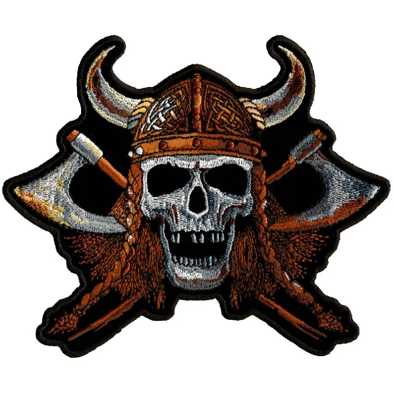 Cozy Fit Hot Leathers PPA6535 Viking Skull 6" x 5" Patch
