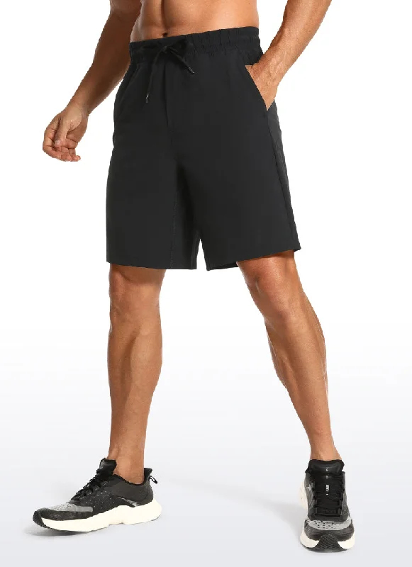 Chic Comfort Wear Feathery-Fit Athletic Shorts 9''- Linerless