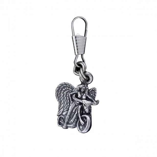 Relaxed Wear Hot Leathers ZPA1017 Angel On Bike Zipper Pull