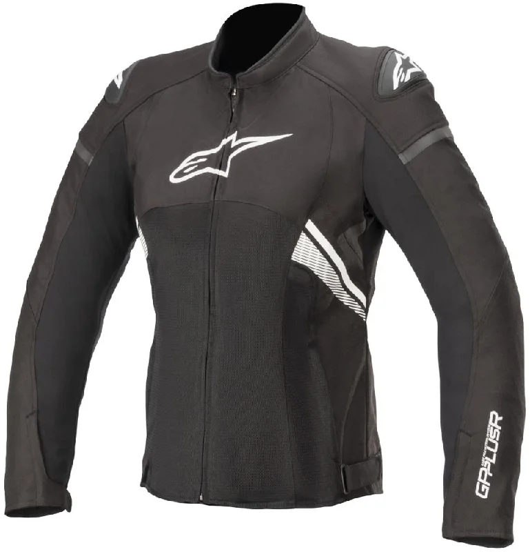 College Style Alpinestars Women’s Stella T-GP Plus R v3 Airflow Black and White Textile Jacket