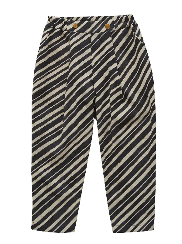 Stylish Comfort Angled Stripe Pants