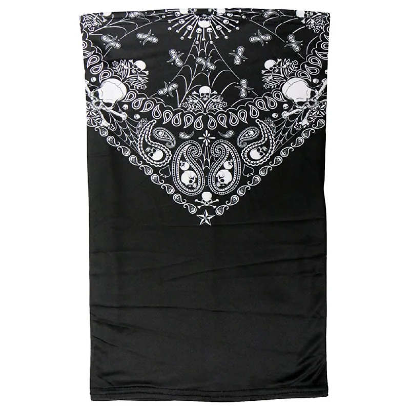 Personalized Design Hot Leathers HWN2019 Skull Paisley Neck Gaiter Mask