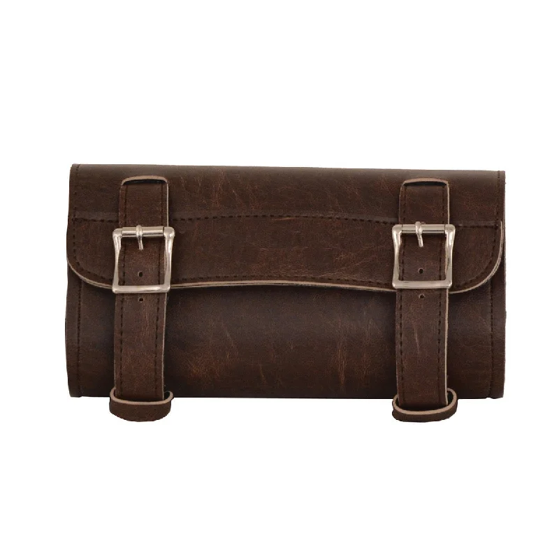 Smart Casuals Milwaukee Performance MP8525RT Retro Brown 'Quick Release' PVC Two Buckle Tool Bag