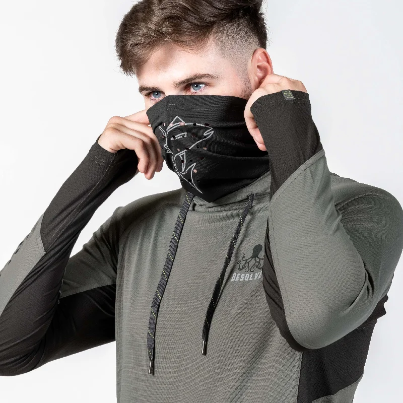 Relaxed Fits Fish Face Hoodie