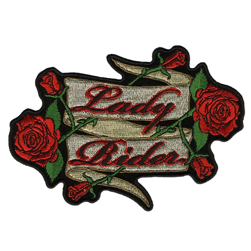 Comfortable Outfits Hot Leathers PPA3680 Lady Rider Roses 5" x 4" Patch