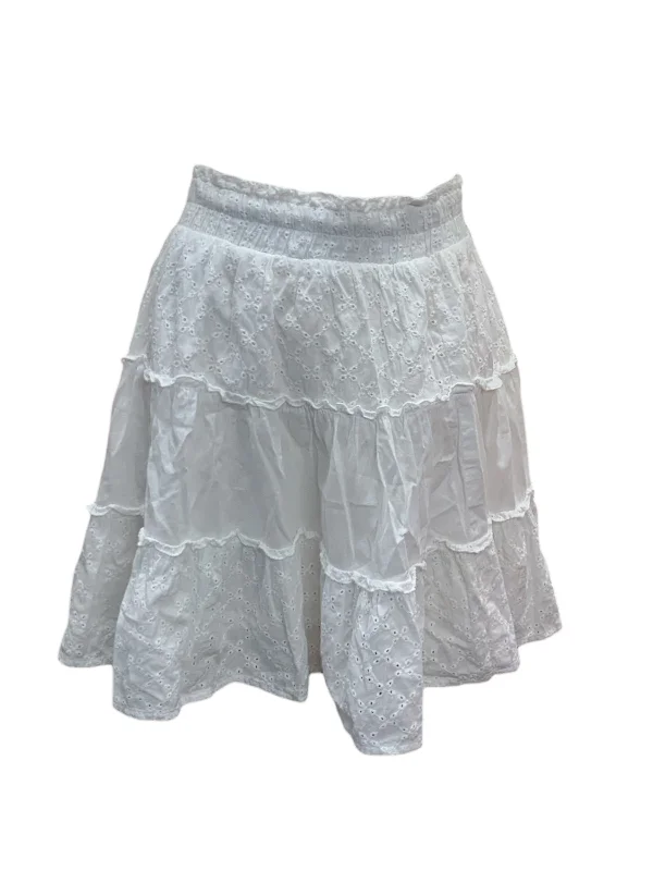 Sweet Girl Forever 21 Jr. Skirt White M