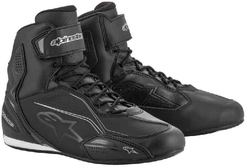 Fashion Elements Alpinestars Women’s Stella Faster-3 Black and Silver Riding Shoes