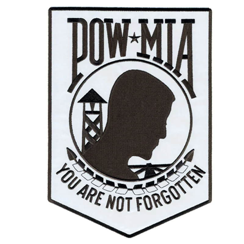 Summer Selection Hot Leathers PPB1020 POW MIA Reflective Safety 3” x 4” Patch