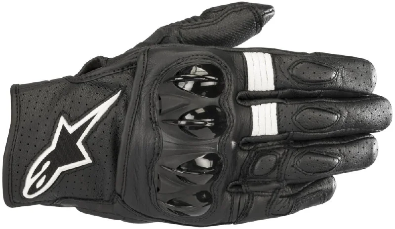 Luxury And Elegant Alpinestars Men’s Celer V2 Black and White Gloves