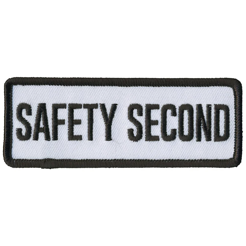 Cool Summer Hot Leathers PPL9793 Safety Second 4"x 2" Patch