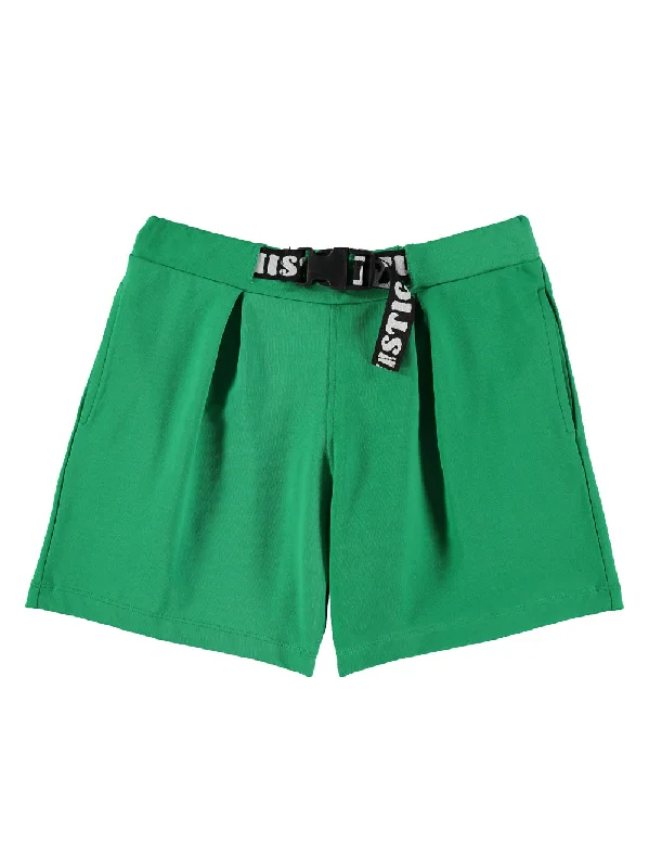All-Day Comfort Wide Shorts Green