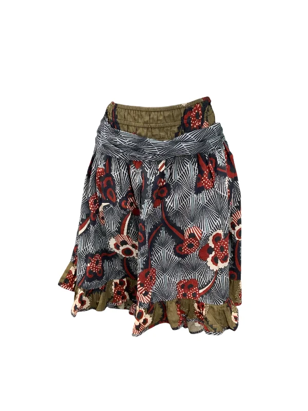 Soft Casuals Let Me Be Ruffle Skirt Navy XL