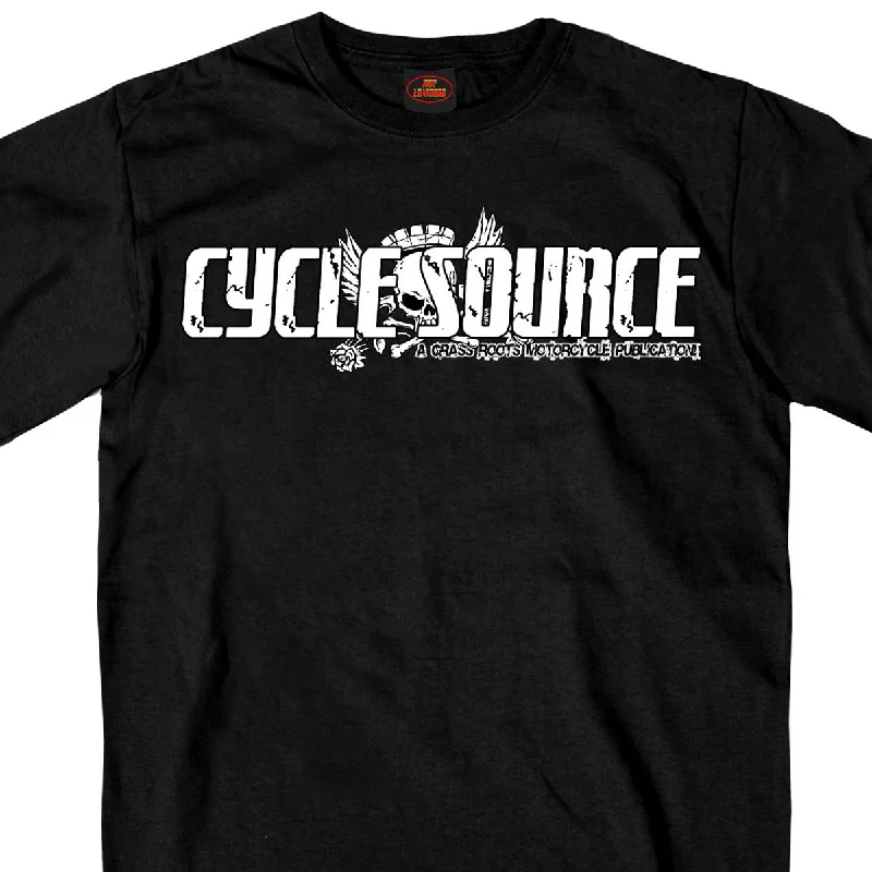 Elegant Wear Official Cycle Source Magazine CSM1008 Men’s Scooter Tramp Black T-Shirt