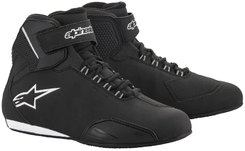 Carefree Alpinestars Women’s Stella Sektor Waterproof Black and Silver Riding Shoes