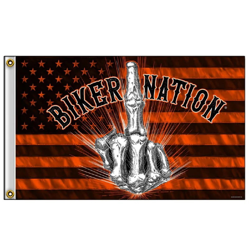 Elegant Style Hot Leathers FGA1076 Bone Finger Flag 3 Foot x 5 Foot
