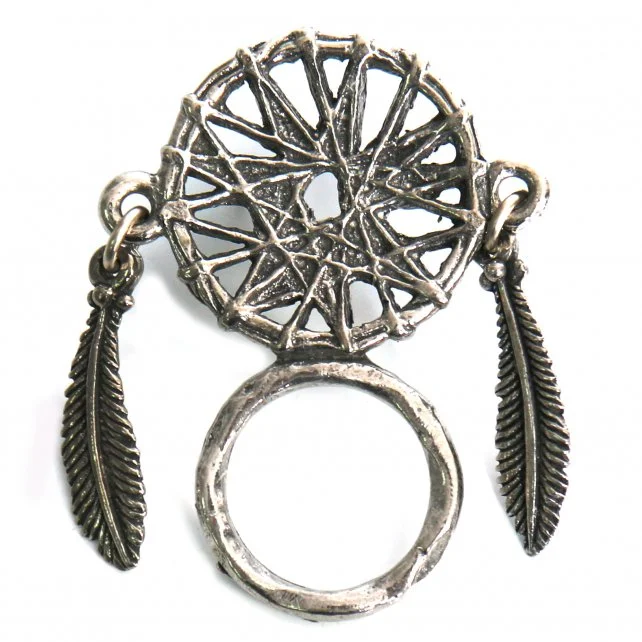 Comfortable Sweaters Hot Leathers SGH1006 Dream Catcher Glasses and Sunglasses Holder Pin