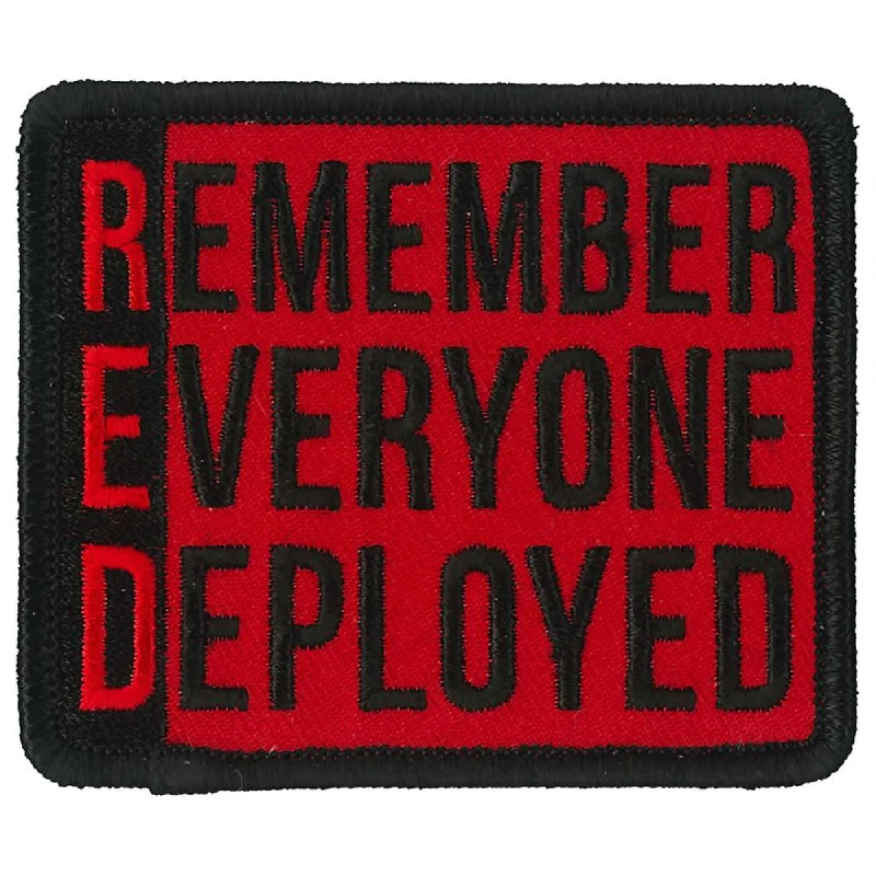 Floral Prints Hot Leathers PPL9863 Remember Deployed 3"x 3" Patch