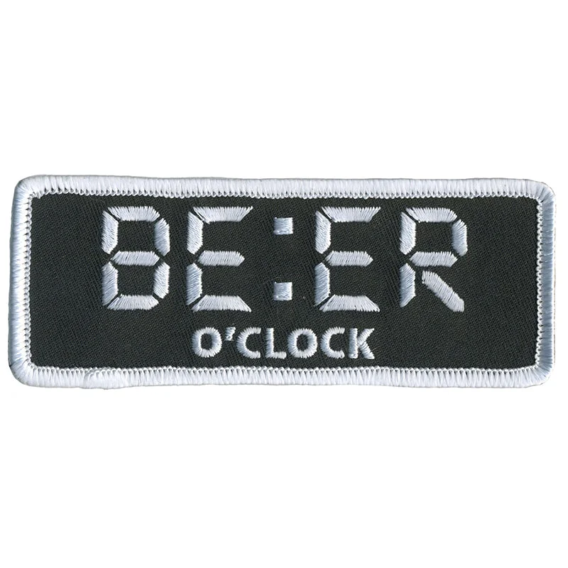 Designer Style Hot Leathers PPL9808 Beer O'Clock 4"x 2" Patch