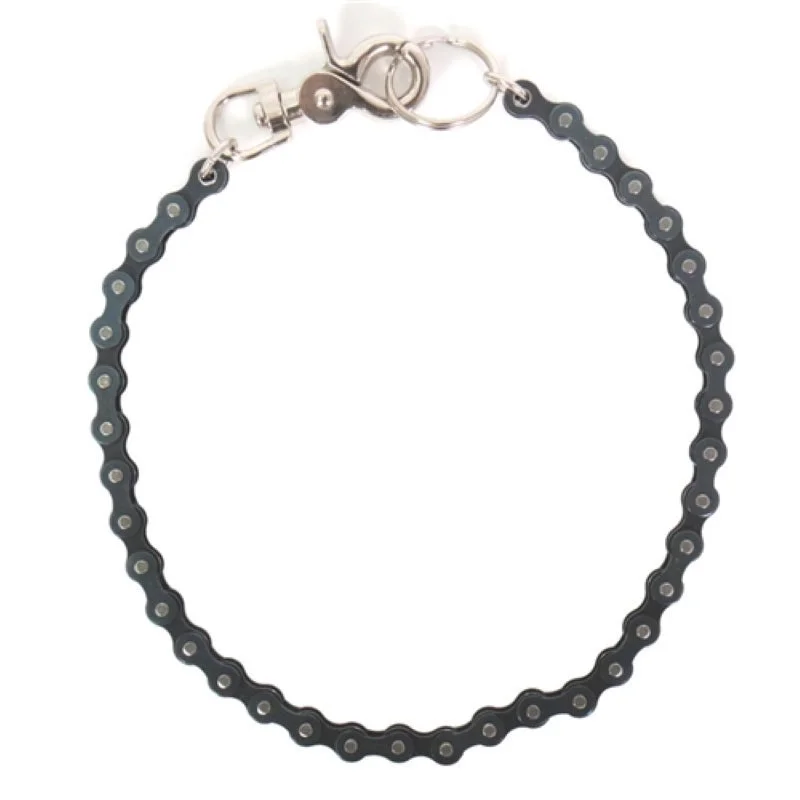 Trendy Comfort Wear Hot Leathers CWA1035 Bike Sprocket 18” Black Wallet Chain