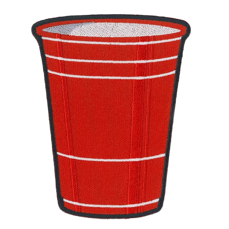 Stunning Fashion Hot Leathers PPQ1360 Red Cup 4" Patch