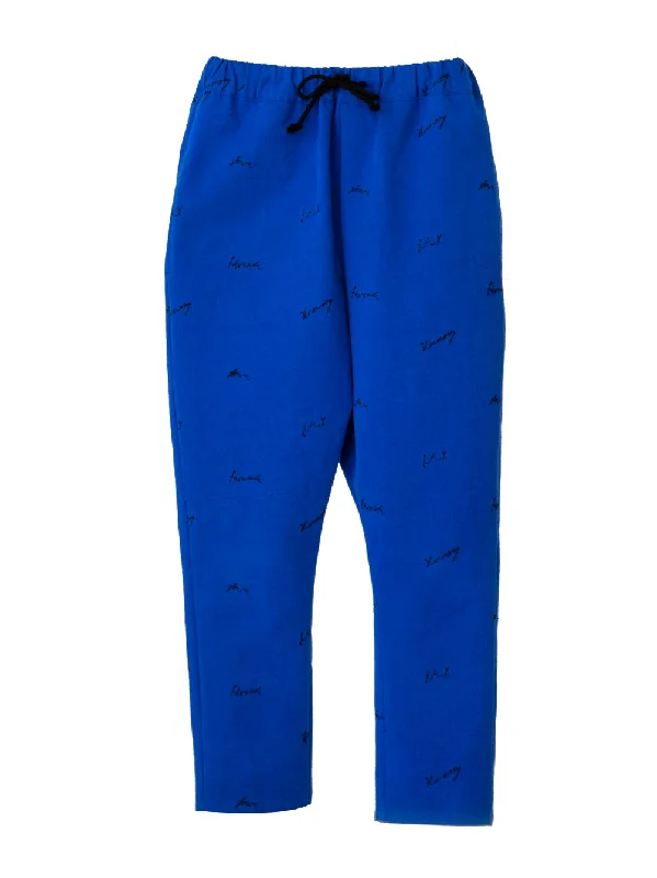 Fresh And Elegant Blue Embroidery Jodhpurs Pants