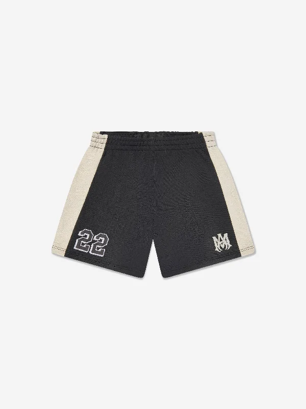 Effortless Wear Amiri Kids MA Collegiate Shorts in Black